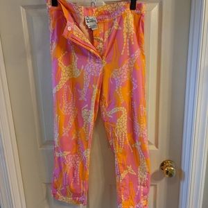 Lilly Pulitzer ankle pants Giraffe
